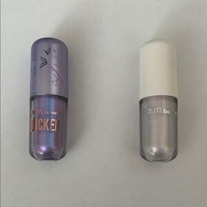 R.E.M. Beauty Starlet Liquid Eyeshadow Duo in Purple and Silver